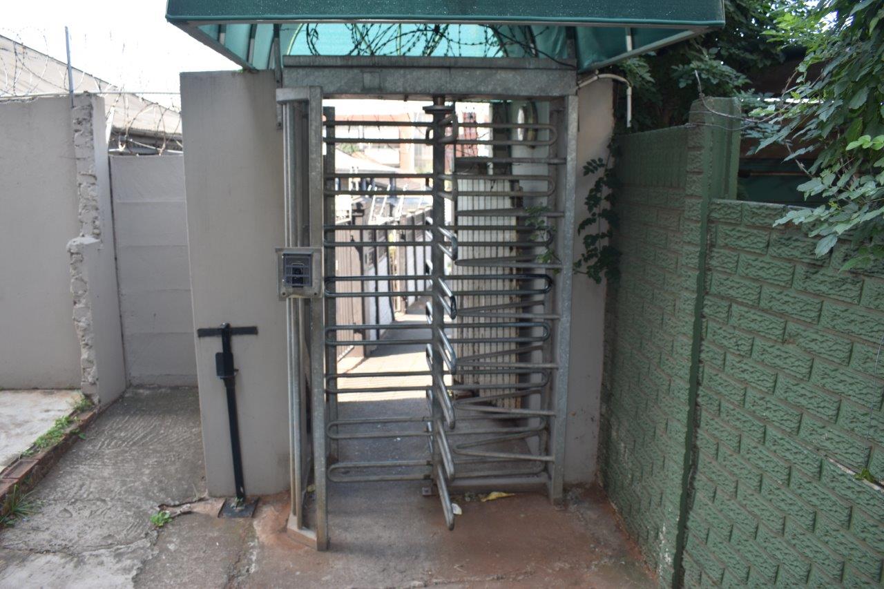 Biometric access control at main entrance